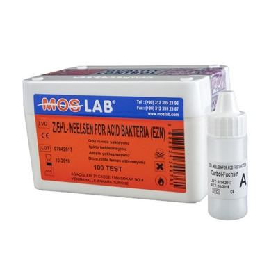 ZIEHL NEELSEN BOYA KİTİ (100 TEST/KT) 8698934340815