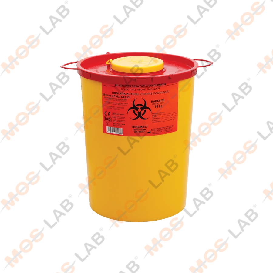 TIBBİ ATIK KOVASI 10 LT