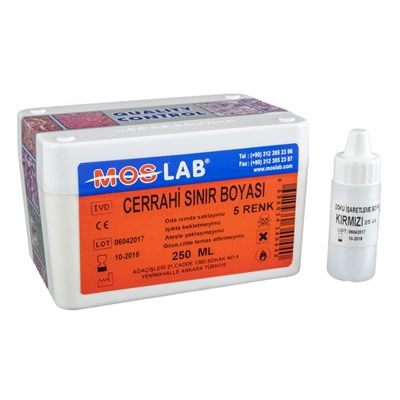 CERRAHİ SINIR BOYASI 250 ML- KIRMIZI